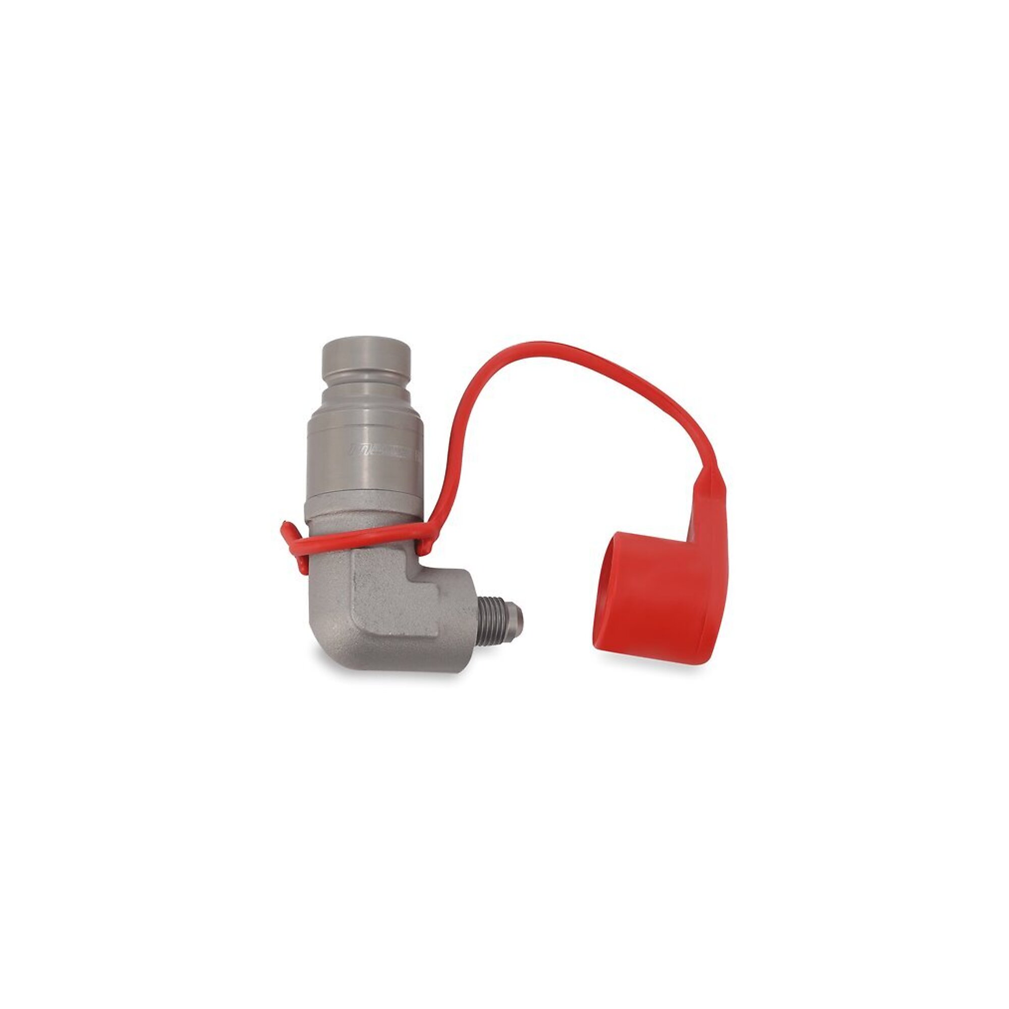 1/2? 90 Degree Flat Face Hydraulic Quick Couplers Male - 3/8? JIC Port